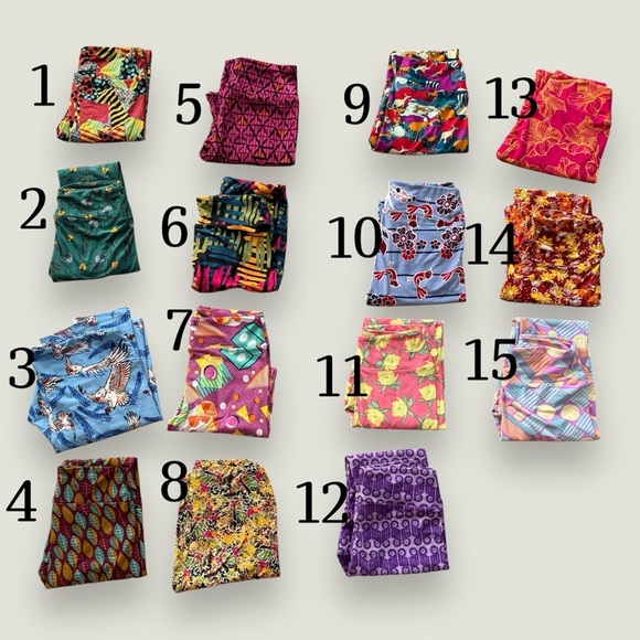 2for$15 3for$20 NEW LuLaRoe One Size Leggings -  animals - Picture 3 of 3